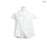 (2color) Natsu Frill Wrinkle Jacket