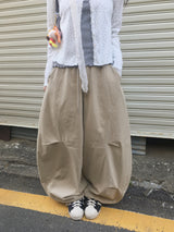 Volume Wide Banding Pants