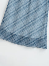 Check & Dot Mix A-Line Skirt 233114720