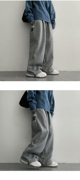 Soru Thick Pocket Carpenter Banding Wide Pants