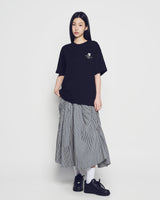 26SS WOMAN チェックシャーリングロングスカート
