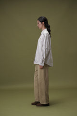  Classic stripe shirts (Brown)