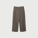 LMN Ries Deep One Tuck Back Banding Wool Wide Slacks (4 colors)