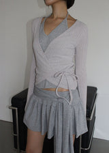 FLARE TIE SKIRT