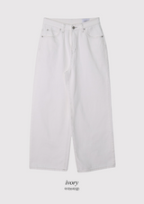TD Basic Wide Cotton Pants (3color)