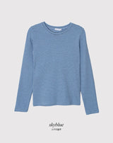 Diano Border Long Sleeve T-shirt (4color)