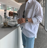 Logane Premium Ice Linen Overshirt
