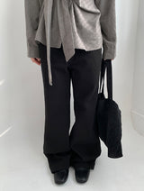 Pigenpi Cotton Semi Bootcut Pants