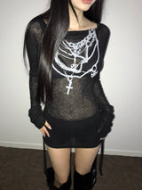 draw string printing top(2 color) 