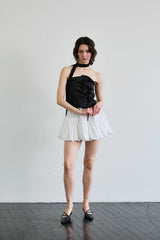 ELFIN SCARF TOP / BLACK