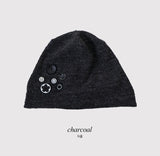 Unique Button Point Beanie (2color)