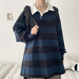 Tora Striped Lucky Long Sleeve T-shirt (6 colors) H&L