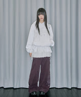 ヘブンセントグラフィックコットンカーゴパンツ - パープル
