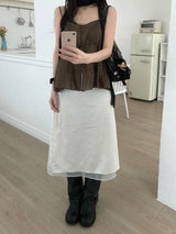 Pintuck Lace Bustier (3 colors)