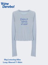 スカイレタリングスリムロングスリーブTシャツ