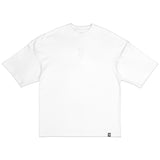 TZ MボスドロゴオーバーサイズTシャツ - WHITE