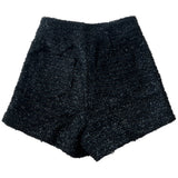 Snug Cozy Tweed High-Waist Shorts