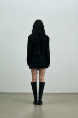 MILD CROP BLAZER / BLACK