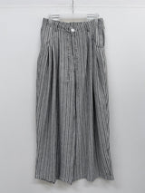 Rose String Stripe Wide Pants