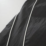 Curve line nylon pants