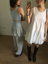 Frill Stripe Pants (2color)