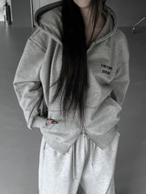 レタリング エクスプロー フーディ ジップアップ (unisex)