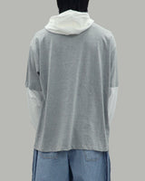 フライフード長袖Tシャツ (グレー)