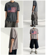 Zig  America Pigment Ringer Short Sleeve Tee (2 colors)