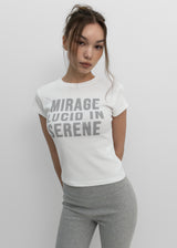 [MADE] エルシーレタリングラウンドネックショートスリーブTシャツ
