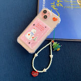 [MADE]Snow White-Pink Card-Tank Jell-Hard Phonecase