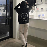 BLACKBUNNY BACK HOODIE ZIP-UP