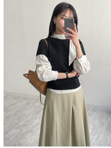 Riton Round Half Knit