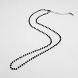 Men's ブラックビーズネックレス_CLEF PMS ネックレス