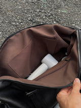 Moto two-way leather cross bag