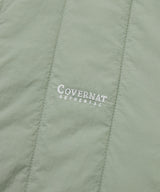 Authentic Logo Quilted Half-Zip Sweatshirt Light Khaki
