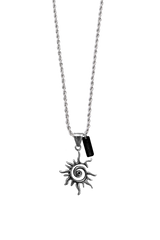Rope chain] Flare sun necklace