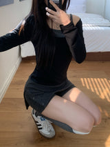 Roana Layered Camisole Long Sleeve Set
