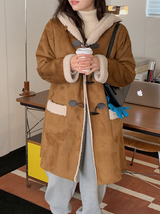 Camel Boa Hood Duffle Mustang Coat
