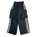 nylon track cargo pants