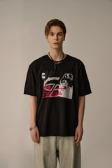 レトロカーロゴTシャツ