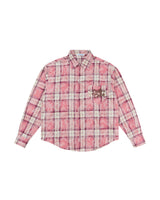 Flannel Rope Script Embroidery Wash Candy