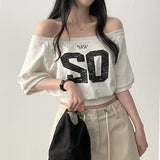 Bner No. ショルダーアンバランス半袖Tシャツ