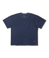 SCRT ピグメントポケットTシャツ ネイビー