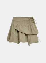 Emma Eyelet Frill Mini Skirt