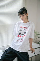 26SS★ キャッツテール半袖Tシャツ