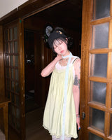 (2color) Rolling Flower Chiffon Scarf