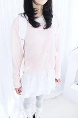 Pastel Round Knitwear Cardigan (2colors)