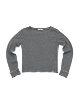 パンチングニット (グレー) WOMENS