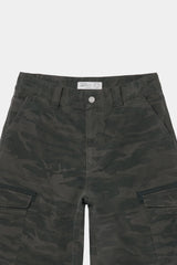 Camo Field Cargo Shorts (Washed Gray)