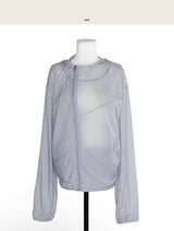 [ rainy season essential ] mist & over windbreaker zip-up